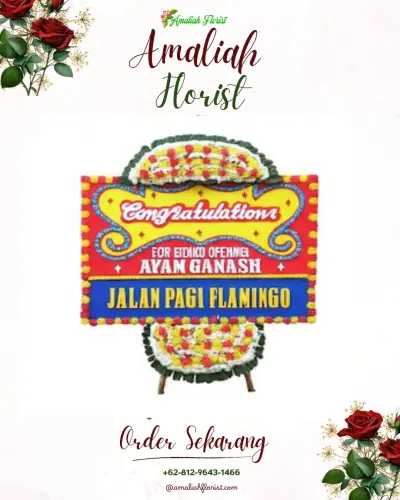 Bunga Papan Congratulation di Tegaron